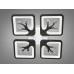 LED люстра с димером и подсветкой, 85W