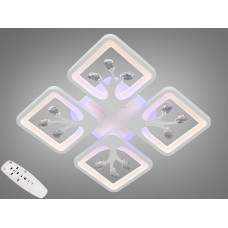 LED люстра с димером и подсветкой, 100W