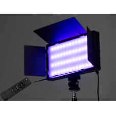 Студійний RGB прожектор з пультом для фото і відеозйомки, 15Вт