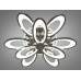 Потолочная люстра с диммером и LED подсветкой, цвет черный хром, 150W.