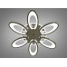 Потолочная люстра с диммером и LED подсветкой, цвет черный хром, 100W.