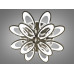 Потолочная люстра с диммером и LED подсветкой, цвет черный хром, 190W.