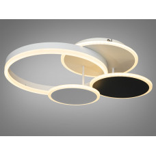 Стельова LED-люстра з димером, 80W