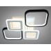 LED-люстра с диммером и цветной подсветкой, цвет хром, 70W