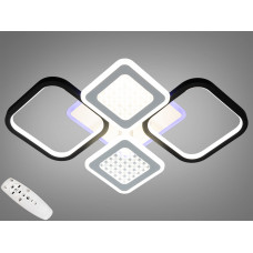 LED-люстра з димером і кольоровим підсвічуванням, колір хром, 70W