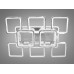 Потолочная люстра с диммером и LED подсветкой, 220W