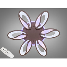 Потолочная LED-люстра с диммером и подсветкой, 105W