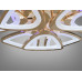 Новинки 2024 года потолочная LED-люстра в зал, 140W, золотая люстра.