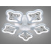 Потолочная LED-люстра с диммером и подсветкой, 95W