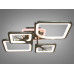 Потолочная люстра с диммером и LED подсветкой, цвет черный хром, 100W.