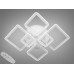 Потолочная LED люстра с пультом, диммером и разноцветной подсветкой, 150W Белая