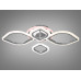 Потолочная люстра с диммером и LED подсветкой, цвет хром, 60W.