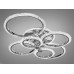 Потолочная люстра с диммером и LED подсветкой, 125W