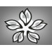 Потолочная LED-люстра с диммером и подсветкой, 100W