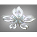 Потолочная LED-люстра с диммером и подсветкой, 100W