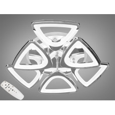 Стельова люстра з диммером та LED підсвічуванням, колір золото, 115W.