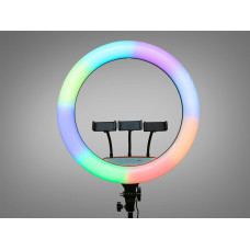 RGB селфи лампа с пультом, 45см, без штатива, питание 220В