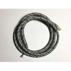 AMP кабель текстильный зигзаг 2x0.75 black+gray+white