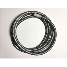 AMP кабель текстильный 2x0.75 silver