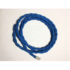 AMP кабель текстильный свитый 2x0.75 blue