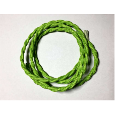 AMP кабель текстильный свитый 2x0.75 light green
