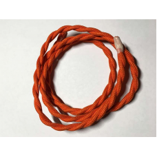 AMP кабель текстильный свитый 2x0.75 orange
