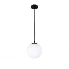 Підвісний світильник 756glass200F-1 BK+WH