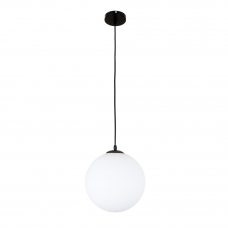 Підвісний світильник 756glass250F-1 BK+WH